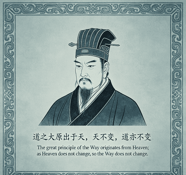 Portrait of Dong Zhongshu (董仲舒)