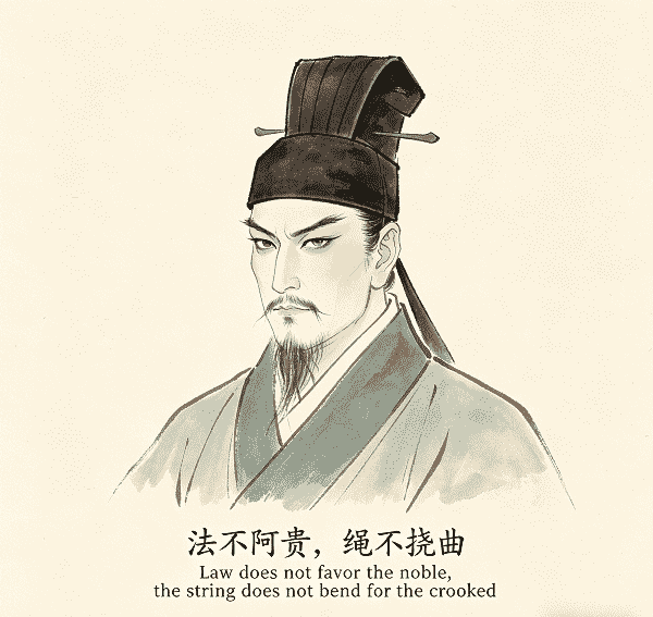 Portrait of Han Feizi (韩非子)