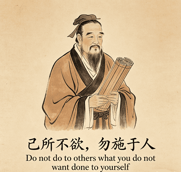 Portrait of Confucius (孔子)