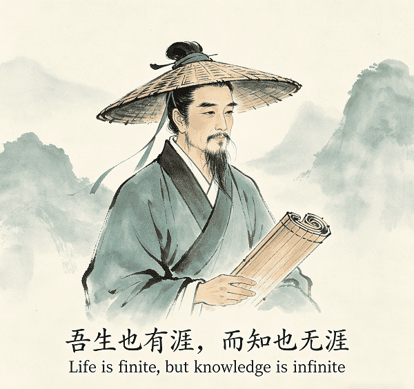 Portrait of Zhuangzi (庄子)