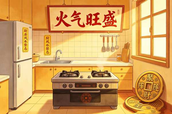 Kitchen stove Feng Shui
