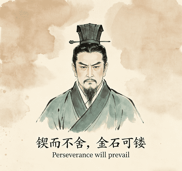 Portrait of Xunzi (荀子)